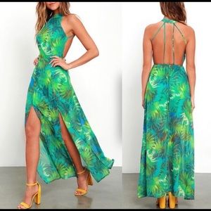 Lulus “Tropic of Discussion” Maxi Dress